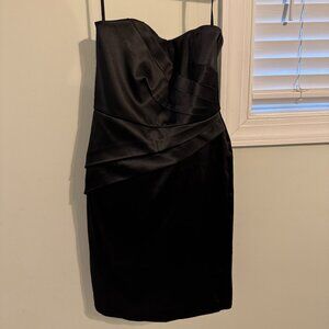 Ladies Formal Little Black Cocktail Dress White House Black Market WHBM